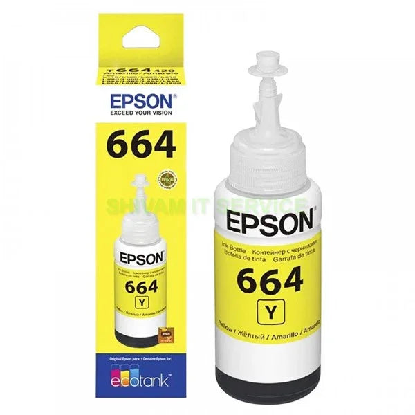 Epson T6644 Yellow Original Ink Tank for Printer, 70 ml - eBuy UAE